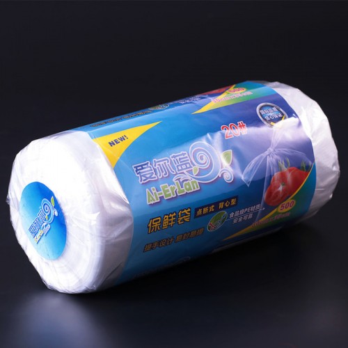 背心装 点断式 环保PE食品保鲜袋  广东江门生产厂家图2