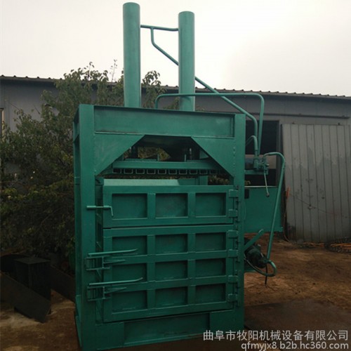 江苏盐城化纤废料无纺布液压打包机 废纸 旧纸箱打包机图2