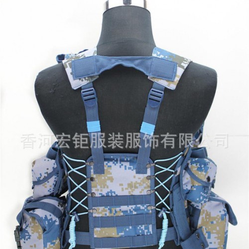 海洋迷彩06通用单兵战斗携行具 步兵班长配置战术背心图3