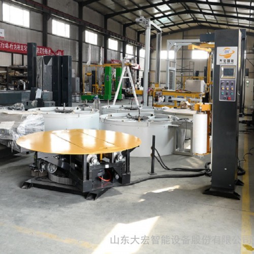 大宏THYP2000F-AU 圆筒托盘两用型缠绕机 无纺布熔喷布缠绕机 自动裹包机图2