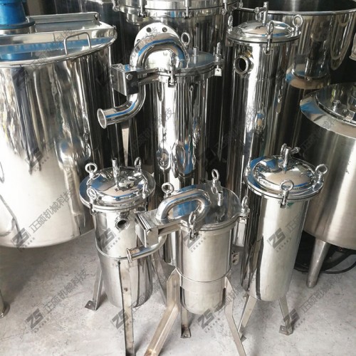 直销不锈钢无纺布袋液体过滤器 卫生级食品饮料尼龙布过滤器