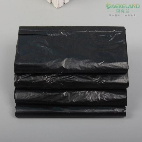 贝克兰非连卷背心式垃圾袋家用手提式垃圾袋加厚防漏黑色垃圾袋图4