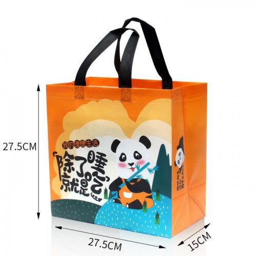 环雅 覆膜袋 覆膜袋厂家无纺布彩色覆膜外卖袋食品袋宣传袋图6