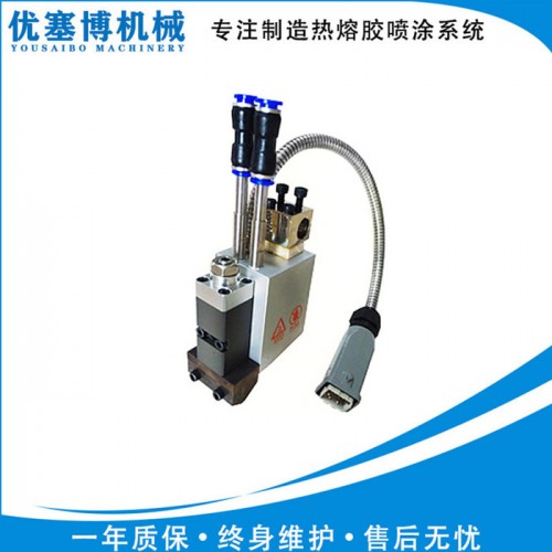 重庆有塞博热熔胶机 无纺布汽车饰品快递袋 礼盒作业本刮胶 热熔胶枪图3