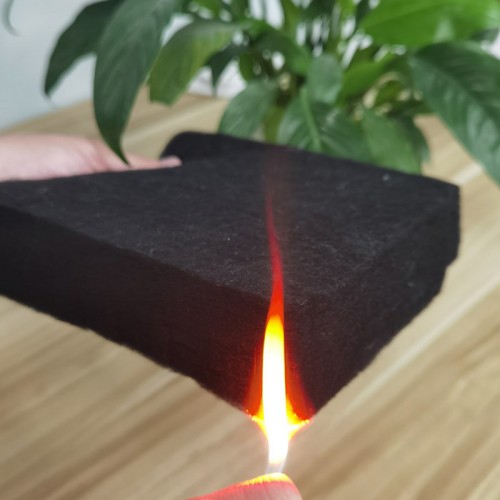 预氧丝阻燃无纺布不熔滴阻燃毛毡 座椅阻燃层  防火星电焊毯防火毡 预氧丝棉图3