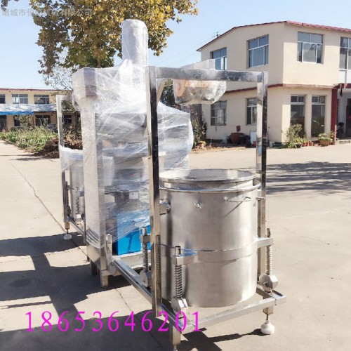 红枣牛奶酵素压榨机 冰沙脱水压榨机 面膜纸、无纺布浸提后压榨机图4