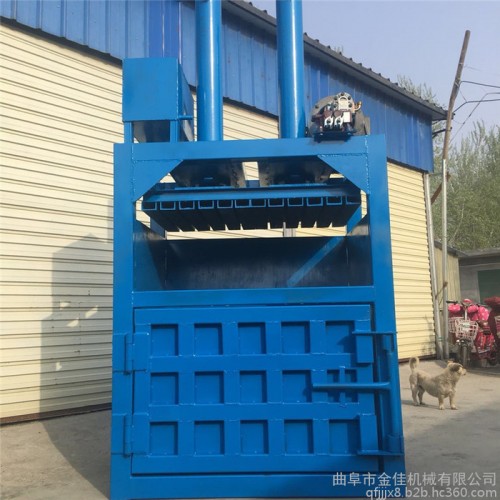 无纺布打包堆放不占地 手动填料塑料薄膜打包机 高密度挤压棉花捆包机图8