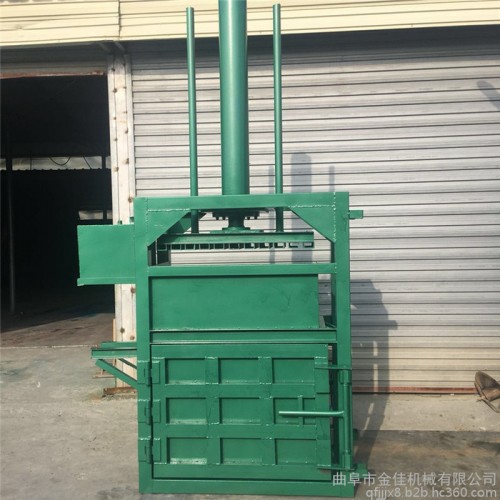 无纺布打包堆放不占地 手动填料塑料薄膜打包机 高密度挤压棉花捆包机图4