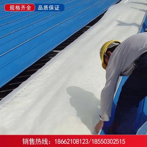 防水透气膜铝镁锰屋面建筑轻钢别墅呼吸纸无纺布聚乙丙烯透气膜PE隔汽膜图5