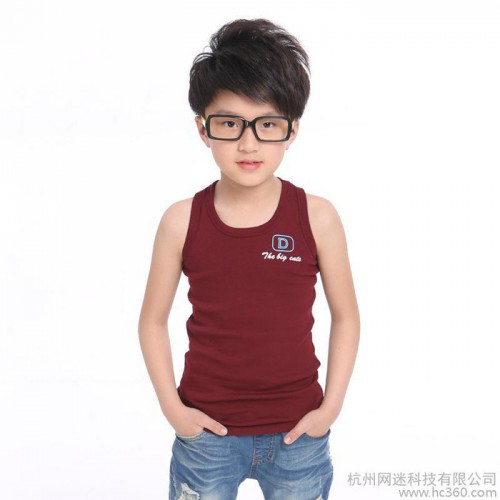 供应新品精美时尚潮流休闲儿童背心 厂家批发男女背心纯棉代发图3