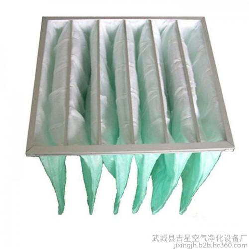 天津初效过滤器版式中效袋式过滤器F7中央空调无纺布袋式过滤器图1