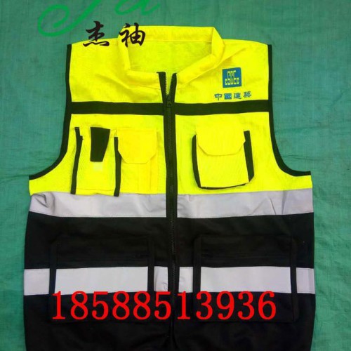 杰袖JXFGY-123 工地施工安全服信息交通安全服厂家反光衣反光衣反光背心信息图3