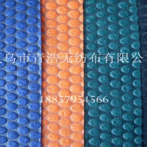 圆点纹无纺布 pp丙纶纺粘圆点泡泡纹无纺布 丙纶水泡纹无纺布图3