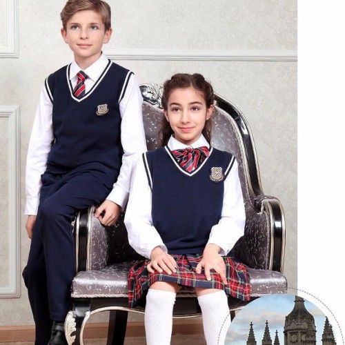 小学背心套装校服图3