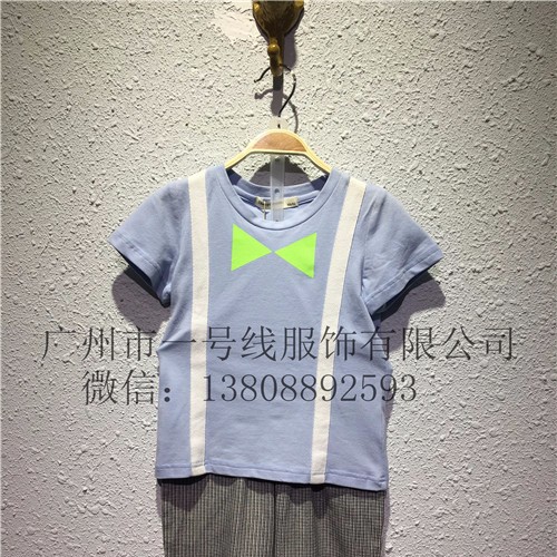功夫熊童装过季库存夏季韩版条纹无袖背心清仓处理图4
