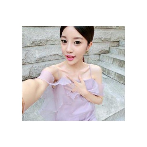 新款热卖 性感梦幻拼接 个性纯色背心裙115230图3