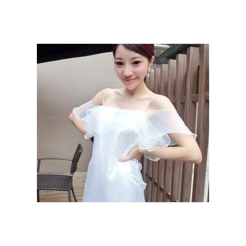 新款热卖 性感梦幻拼接 个性纯色背心裙115230图2