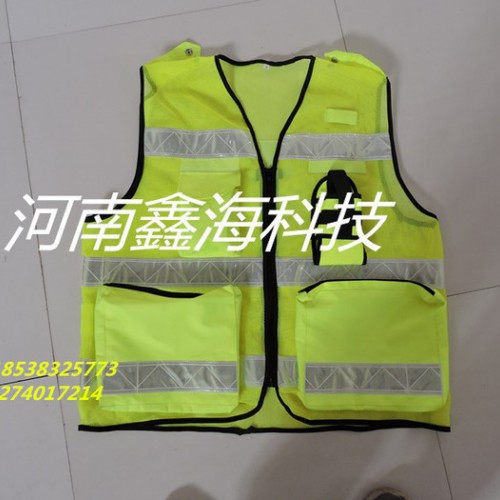 云南日月神专用面料LED执勤闪光背心厂家供货，支持定制图2
