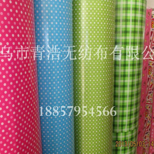 无纺布淋膜 彩色淋膜无纺布 印花淋膜无纺布 淋膜无纺布印花图3
