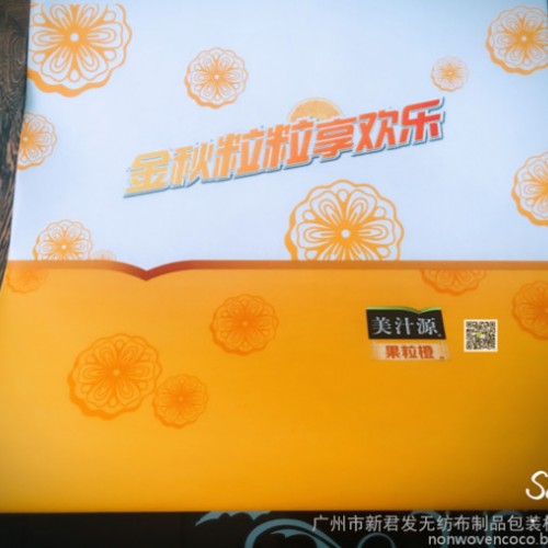 广州覆膜无纺布OPP彩印无纺布防水淋膜复合无纺布可加工多色彩印图2
