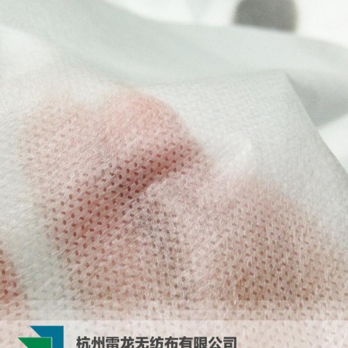 专业卫材 SMS白色无纺布 PP丙纶 婴儿纸尿裤防侧漏边无纺布图3