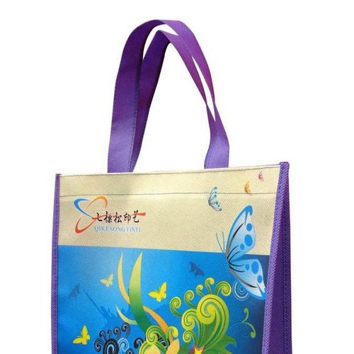 无纺布购物袋 彩色覆膜无纺布 礼品袋图1
