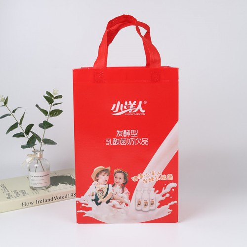 定制广告无纺布袋环保购物无纺布手提袋覆膜彩印无纺布手提袋定做图6