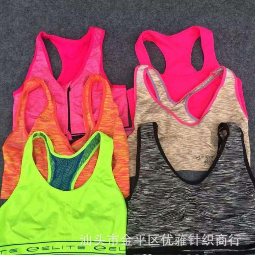外单现货运动文胸 混款混色瑜珈背心上衣 SPORT BRA图2