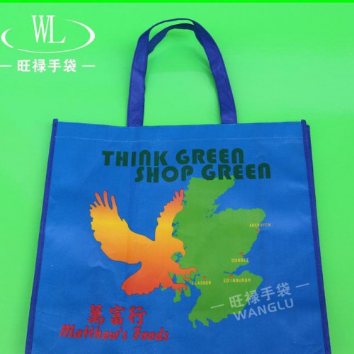 覆膜无纺布广告购物袋 满版彩印无纺布覆膜展会袋 定制展览手提图2