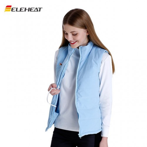 ELEHEAT 韩版新款女背心休闲宽松大码春秋马甲女式短款外套电热服钓鱼马甲