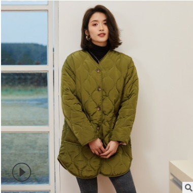 跨境爆款棉衣女2020冬季新款韩版女装宽松时尚潮流两穿外套现货图2