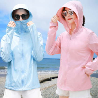 防晒衣女2020夏季新款防紫外线功能防晒服网红时尚薄款外套图2