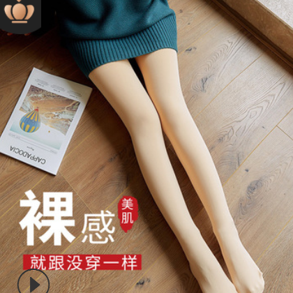 光腿袜神器女秋冬季一体裤加绒加厚连裤袜防勾丝保暖打底裤女外穿图2
