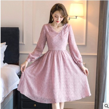 今年流行的连衣裙长裙林家女孩 ladiesdress广州十三行女装东大门图2