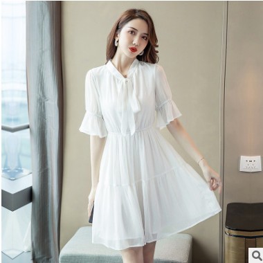 一件代发2020新爆女装休闲连衣裙夏季新款潮流时尚气质复古法式图3