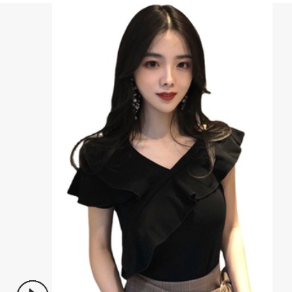 小心机v领上衣女装2021夏季新款韩版一字肩百搭短袖白色修身T恤潮