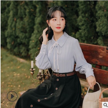 实体店好质量女装2021春季新款法式优雅方领纯色气质连衣裙9681#图3