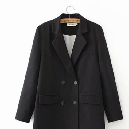 F71大码女装2019秋装新款胖MM显瘦西服外套HT3027图2
