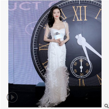 澳洲A走秀同款重工度假风长裙景甜仙女裙修身小众设计同款9160图2