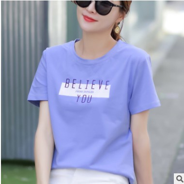 2020春装新款宽松T恤女短袖韩版学生时尚韩范潮春季上衣图2
