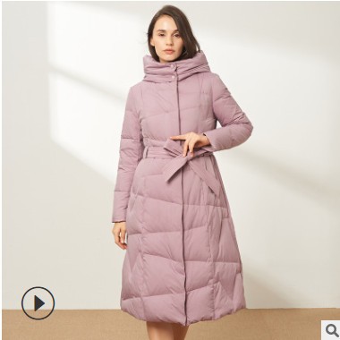 2020羽绒服新冬连帽通勤风OL女士精品羽绒服淑女白领百搭图3