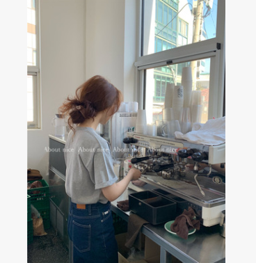 t恤女2021年新款短袖夏季白色棉质小熊印花图2