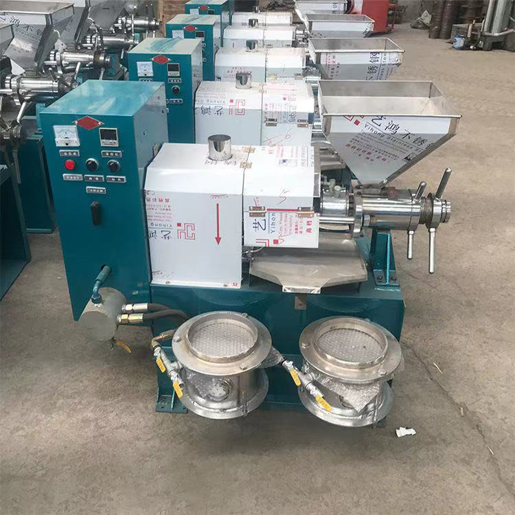 全自动螺旋挤压榨油机 家用小型挤压榨油机棉麻籽榨油机