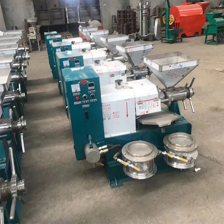 全自动螺旋挤压榨油机 家用小型挤压榨油机棉麻籽榨油机