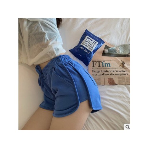 ins运动短裤女夏2020新款宽松显瘦百搭高腰打底裤休闲阔腿裤A字裤图2