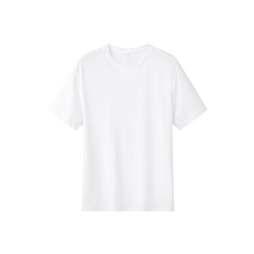 180g纯棉t恤男士短袖圆领纯色体恤女修身定制工作服广告衫印logo图2