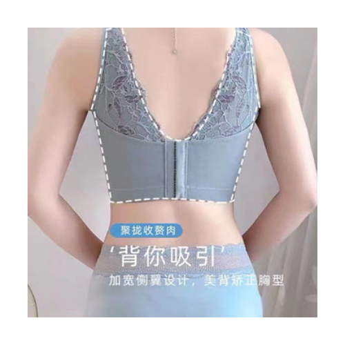 调整型内衣聚拢收副乳防外扩下垂 厚上托文胸女小胸加厚显大胸罩图2