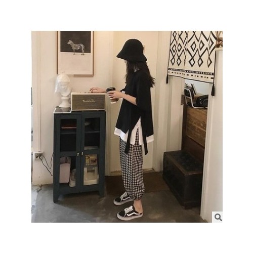 大码女装2021夏装新款酷女孩穿搭适合胖女孩气质女神范衣服套装潮图3