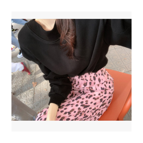 【现货】21春夏/ 玫瑰小姐姐豹纹半身裙鱼尾裙 F2131图2