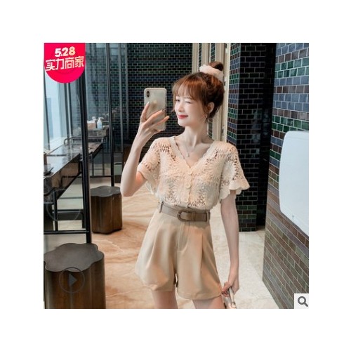 轻熟风套装炸街减龄时尚洋气两件套裤小个子穿搭夏装搭配女装时尚图3